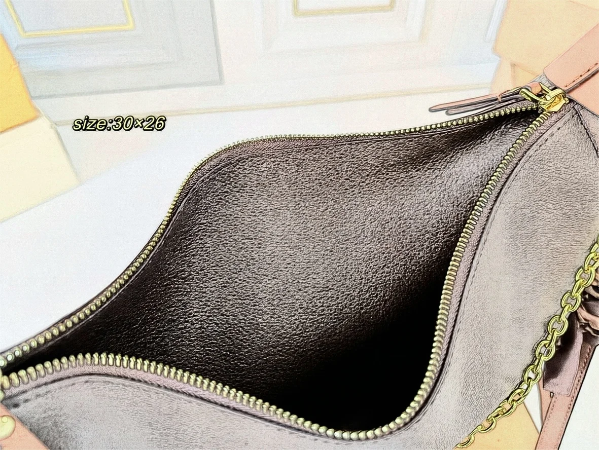 Full-grain Genuine Leather Zipper Closure Single Strap Summer Dumpling Croissant Womens Crescent Niche Crossbody High-end