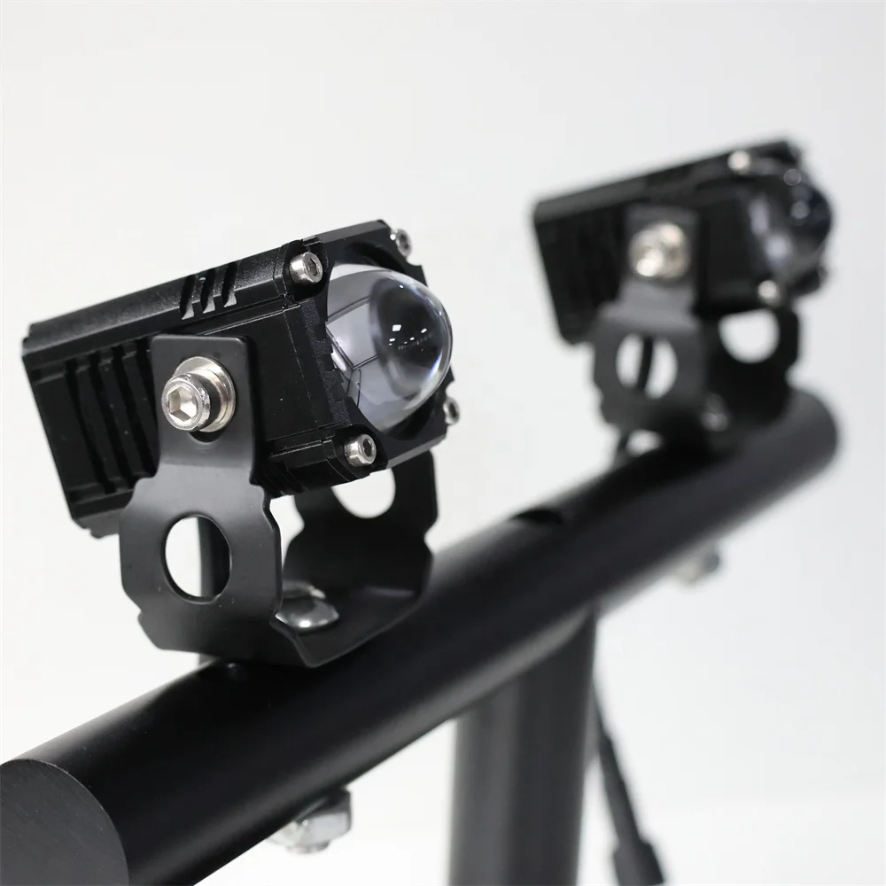 TIYPEOR Upgrade 25W Aluminum Motorcycle Super Brighter Hi-Q Fog Auxiliary Off-Road Spotlight LED Driving Light for ATV UTV