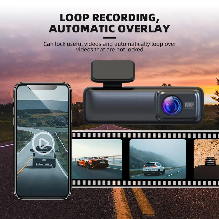 Mini Simple Convenient Full Color Night Vision Dvr Wifi App Control Car Dash Camera Black Box for Southeast Asian Agents supplier