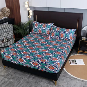 Popular Factory Good Quality Bohemian Style Polyester Bed Sheets Set Wholesale Bed Sheet Online