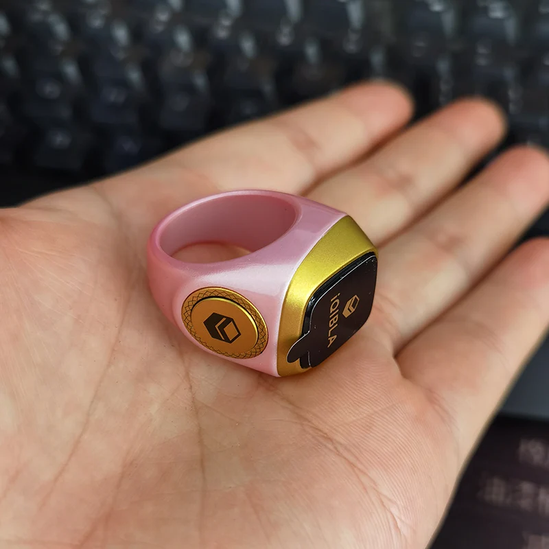 Zikr Ring IQIBL Smart Ring for Muslim Prayers Including a Reminder of the Five Daily Prayers Iqibla Smart Tasbih Zikr Ring
