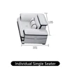 Individual de un solo asiento