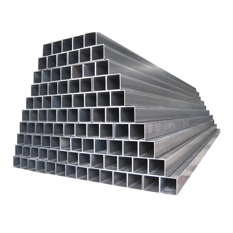 Factory Square Tubing Pipe Iron Rectangular Tube Q195 Q215 Q235 Galvanized Steel Pipe for Building