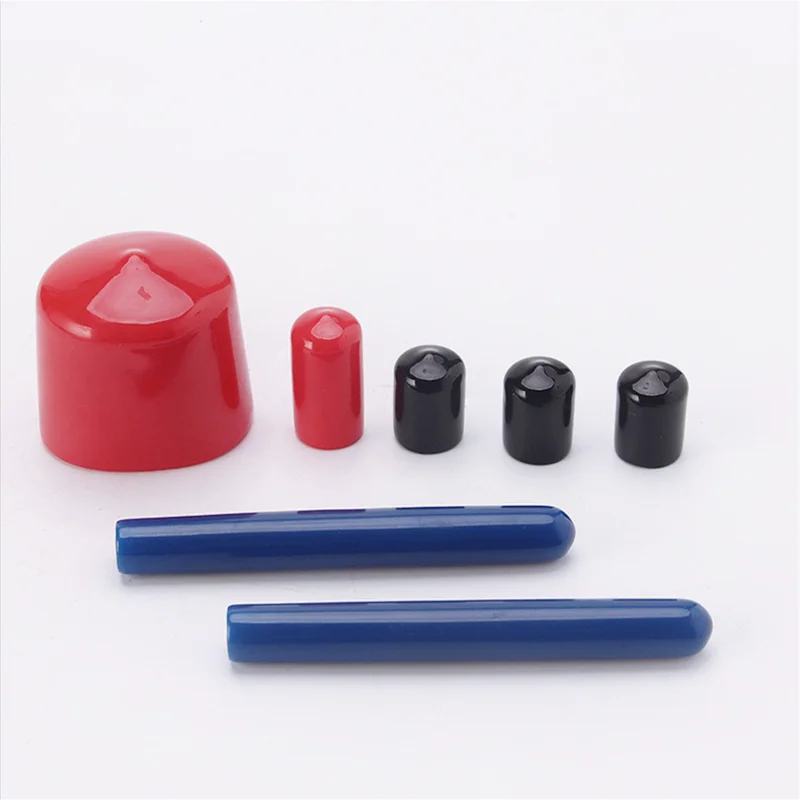 Customized PVC Protective Cover Protective Cap Plastic Dust Caps Screw Soft Covers Wire Thread protection Plug