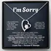 Card + Necklace Black box