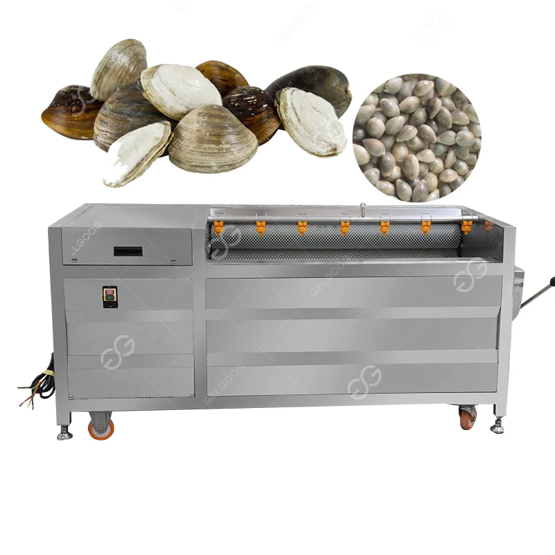 Small Oyster Shell Washer Machine Oyster Clams Cleaning Machine Seashell Shellfish Crayfish Washing Machine