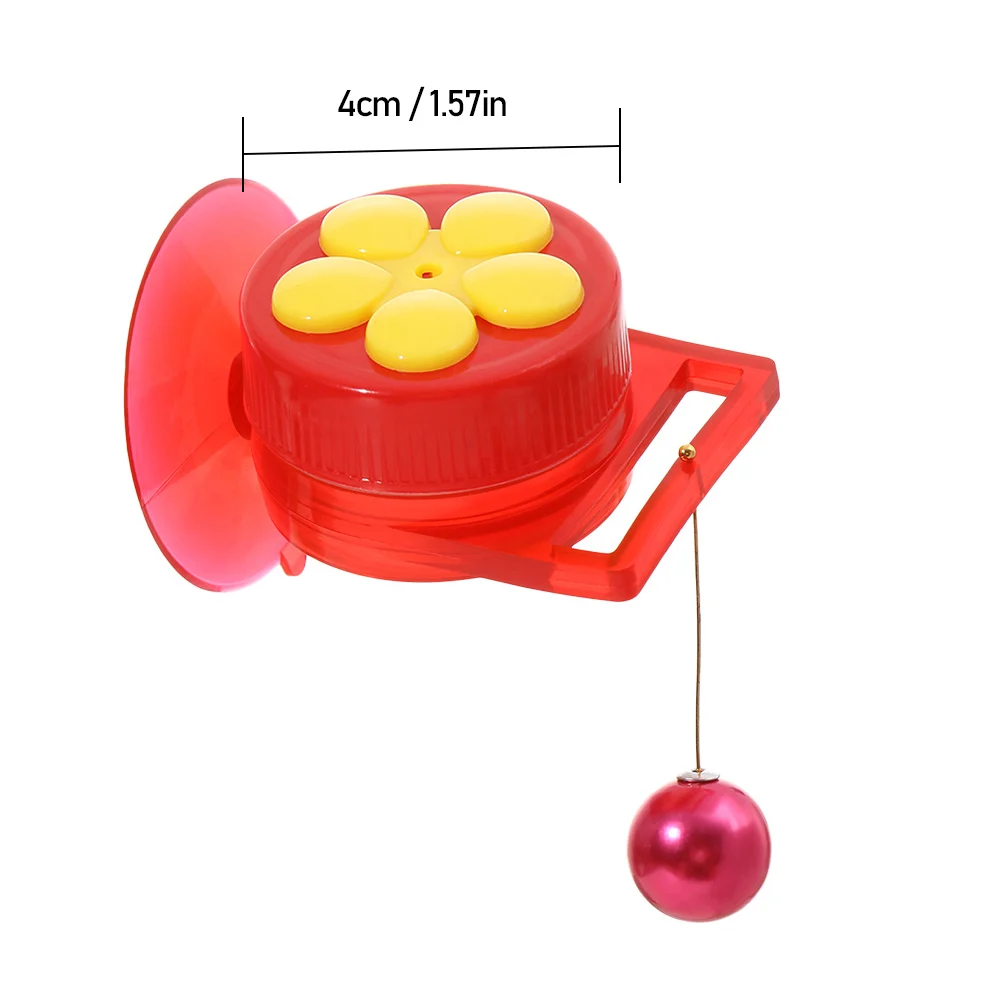 Mini Handheld Hummingbird Feeders Plastic Bird Feeders with Suction Cup Window Perch and Cleaning Brush for Outdoor Garden Use