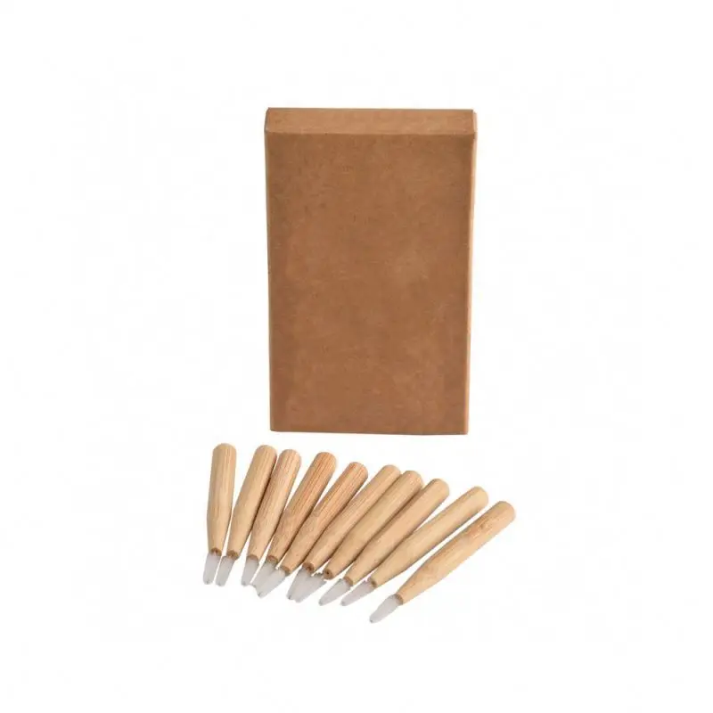 Экологичная Органическая Бамбуковая межзубная щетка Tingsheng, щетка с зазором, Бамбуковая межзубная щетка