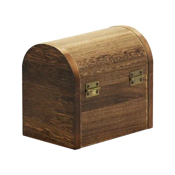 vintage handmade decorative personalized wooden treasure organizer chest box