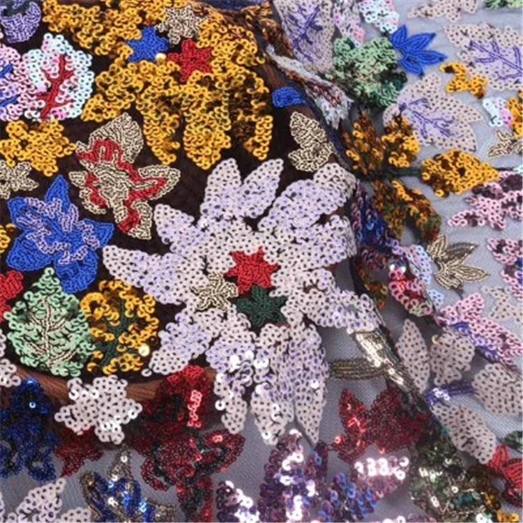 New Design Multicolor Sequin Floral Design Stage Dress Women Net Embroidery Fabric Buy Sequin Net Embroidery Fabric Floral Sequins Fabrics Multicolored Sequin Fabric Product On Alibaba Com