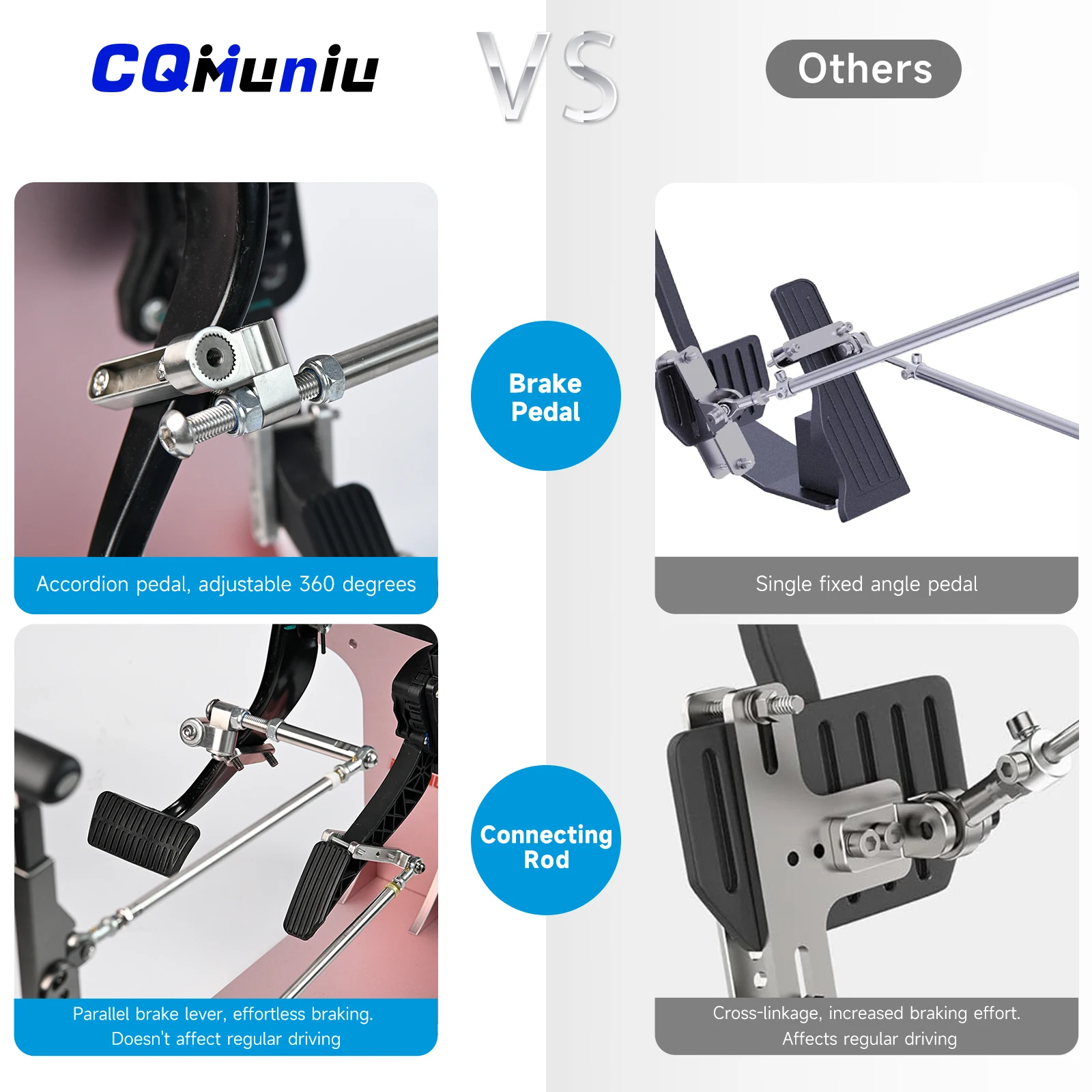 Handicap Hand Control for Disabled Drivers Car Driving Assistance Push Pull Control Brake Throttle