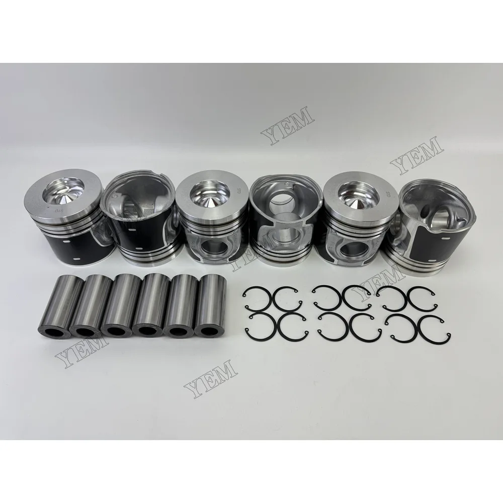 Piston With Pin and Circlip 3660149 T409106 for Perkins 1106A-70T Engine Rebuild Kit 2