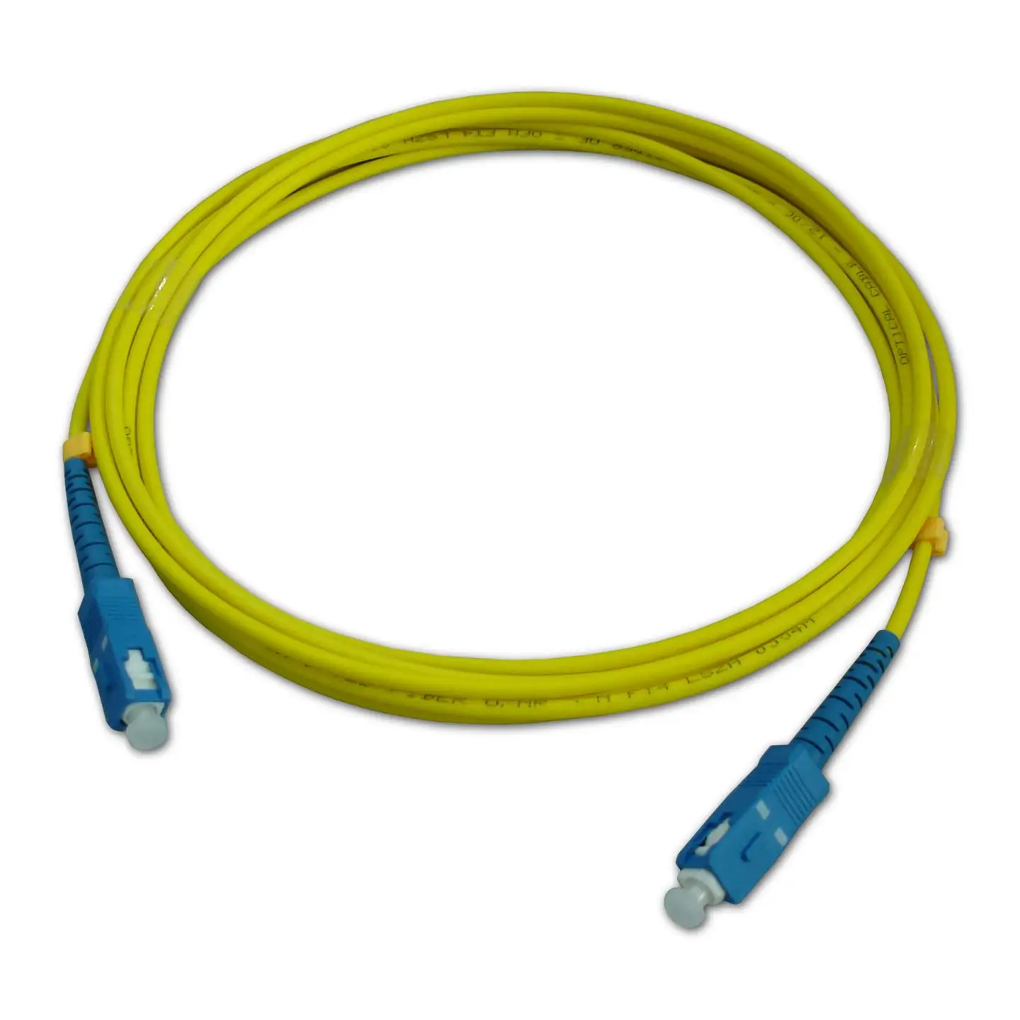 Fiber optic cable Simplex FTTH 1core cable with connector patch cord SC APC pigtail LSZH PVC