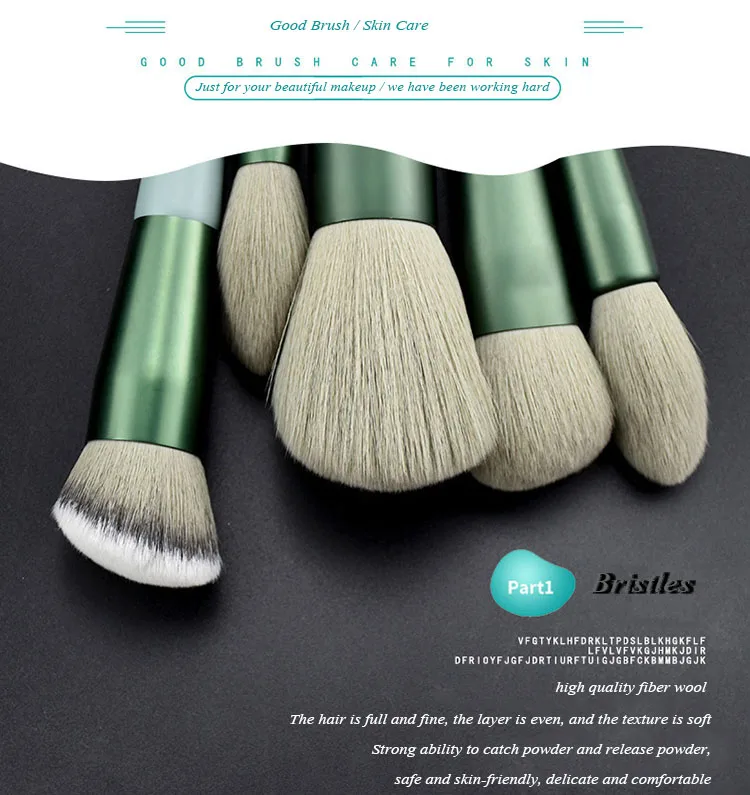 13-Piece Professional Makeup Brush Collection