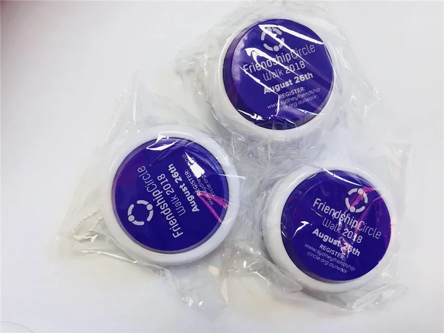 Оптовая продажа пластиковый йо-йо с логотипом на заказ для