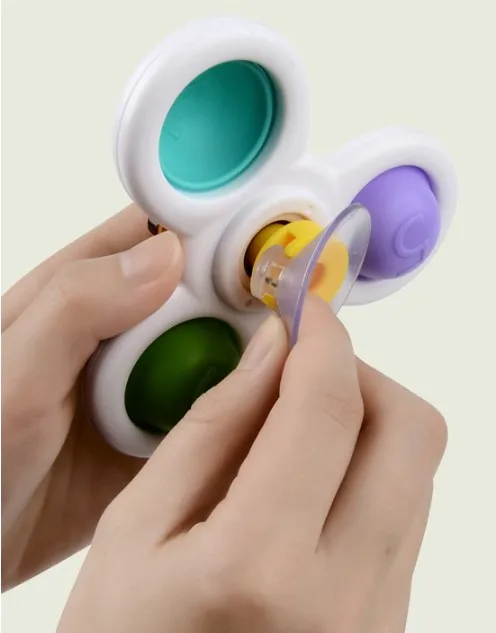 Игрушка-Спиннер для маленьких мальчиков и девочек мультяшное животное с простыми затемненными ушками вращающаяся мельница на