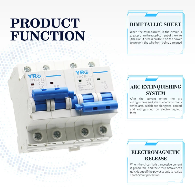 Manual Transfer Switch  MTS Double Power Interlock Circuit Breaker