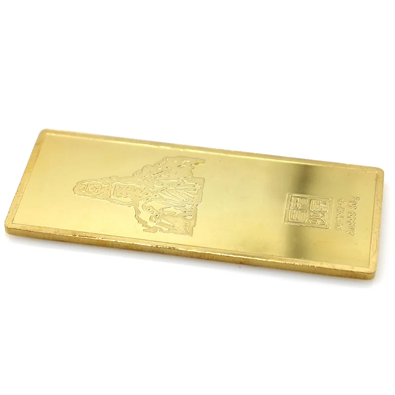 1oz Tungsten Filled Gold Bars 24k Pure With Thick Gold Plated Buy