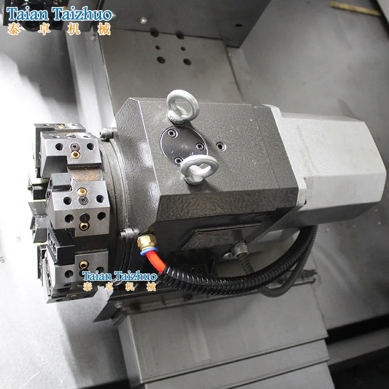 TCK40 4 Axis CNC Lathe Slant Bed CNC Turning Center