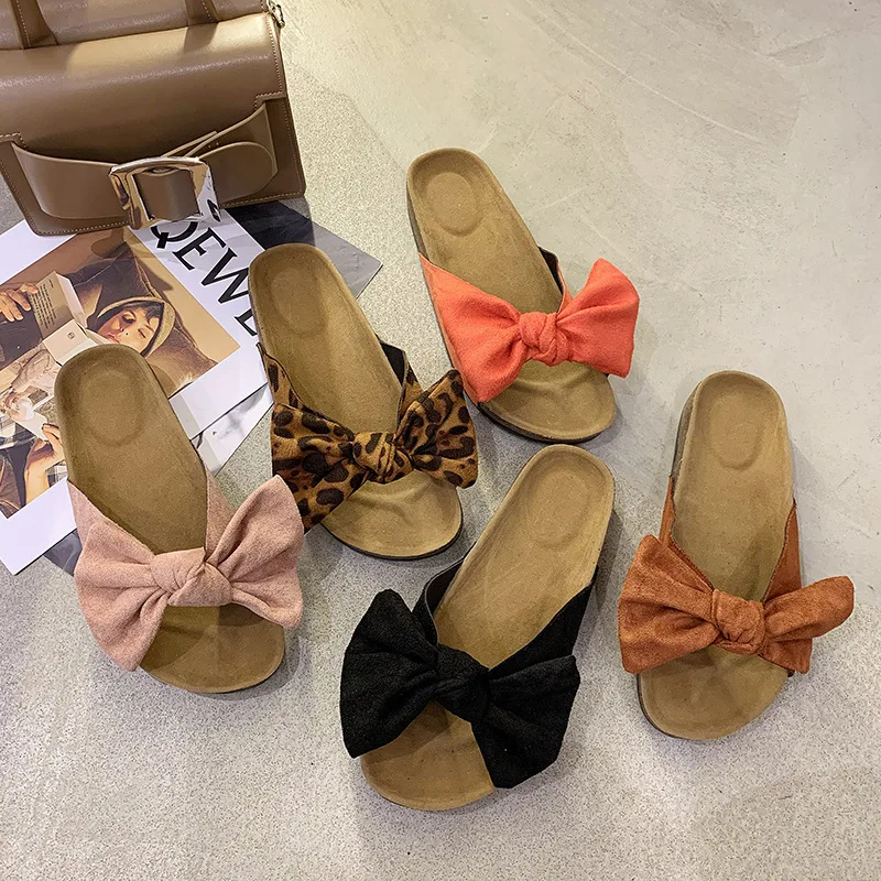 new OEM nice wholesale cheap price factory lady flat summer beach slippers women cork sandals