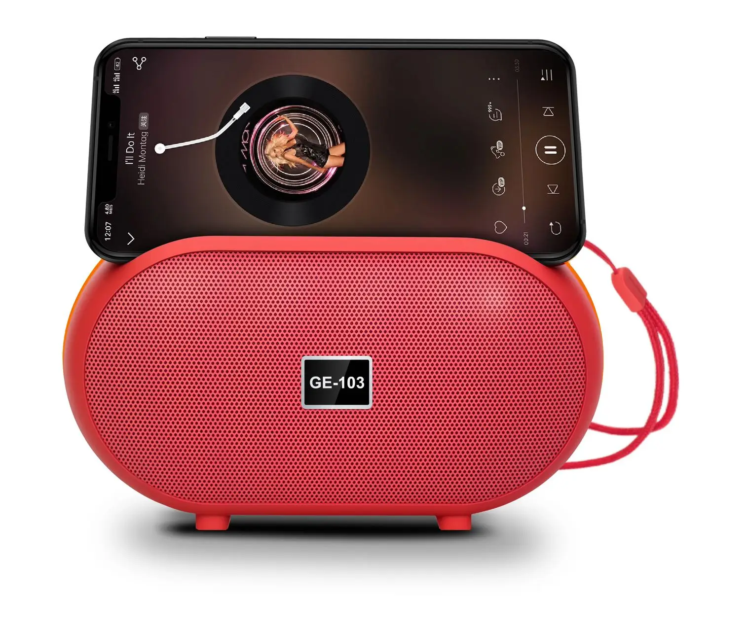 7W Mini Portable Blue-tooth Solar Speaker 1200mAh Loudspeaker Waterproof  Bass Outdoor Music Player Mini Boombox Home Gift FM USB