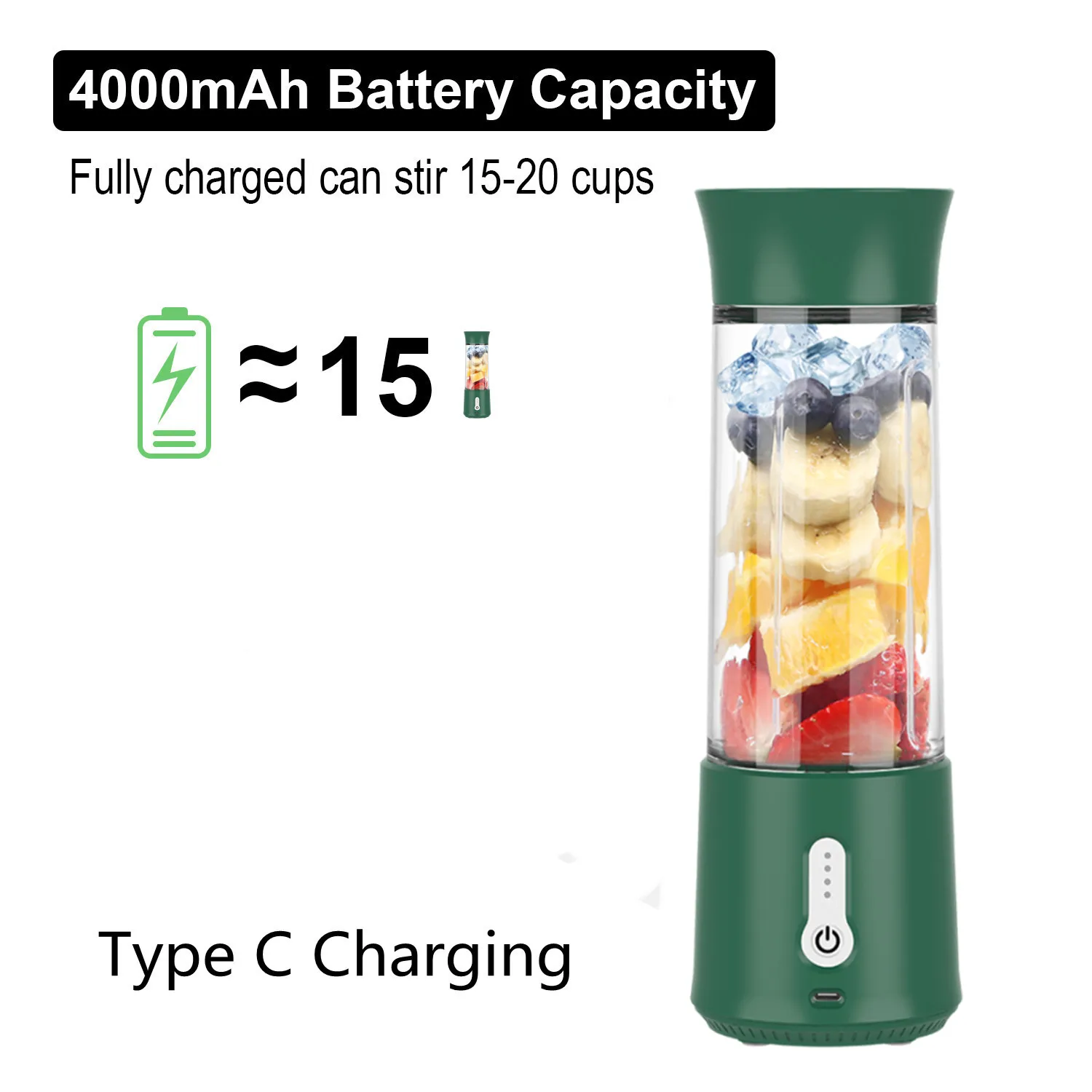 Easy Cleaning Smart Mini Blenders And Juicers For Kitchen Travel Office