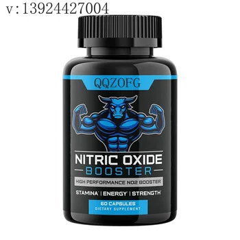 Pre Workout Muscle Builder Nitric Oxide Booster capsules healthcare supplement with Tribulus Extract & Panax Ginseng