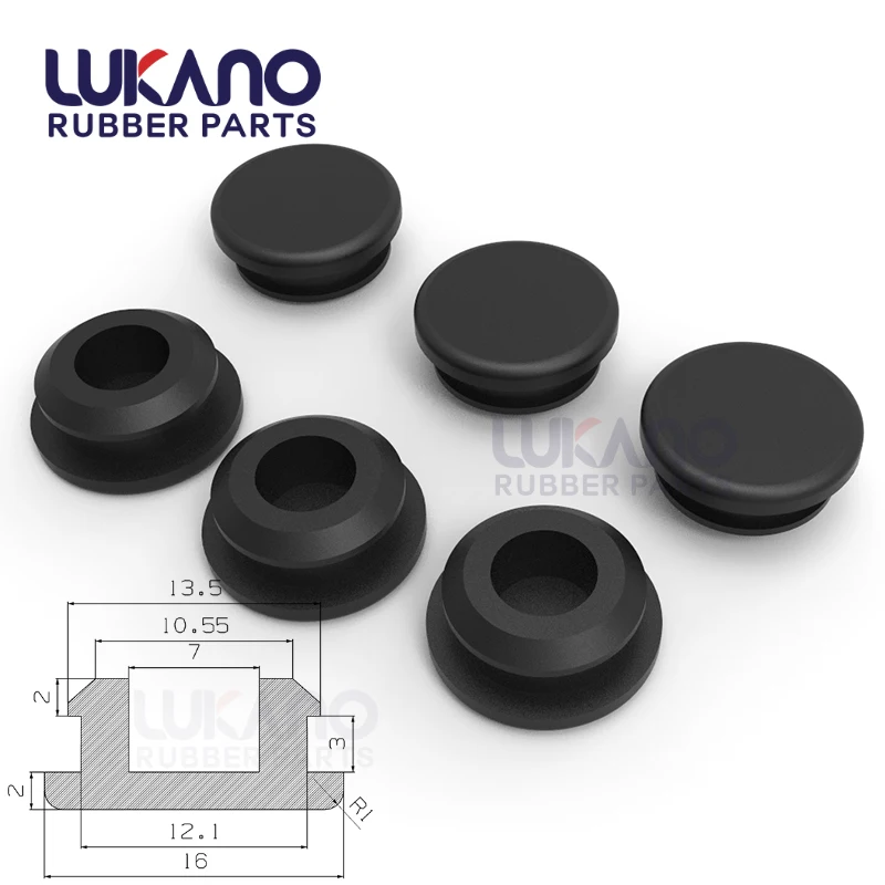 12mm Solid Black Silicon Rubber Stopper Hole Plug Buy Black Silicon