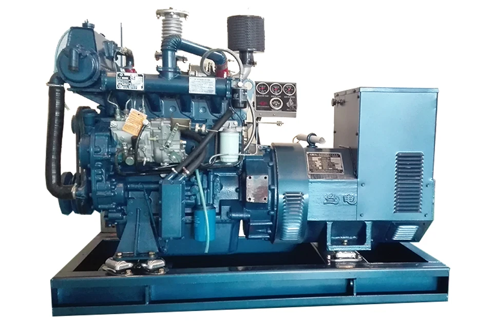 Морской дизельный генератор WP12CD385E200 375kva с охлаждением на морской воде 300 кВт
