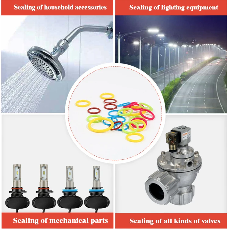 product high precision custom size o rings low price oem heat resisting rubber seal nbr fkm fpm epdm silicon o ring cutting processing-3