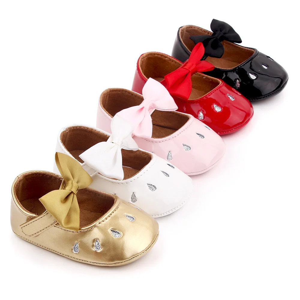 Hot Selling Beautiful Soft PU Leather Baby Girl Shoes Dresses Shoes for Babies