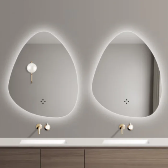 Modern Custom Led Mirror Wall Mounted Touch Switch Screen Smart Mirror ...