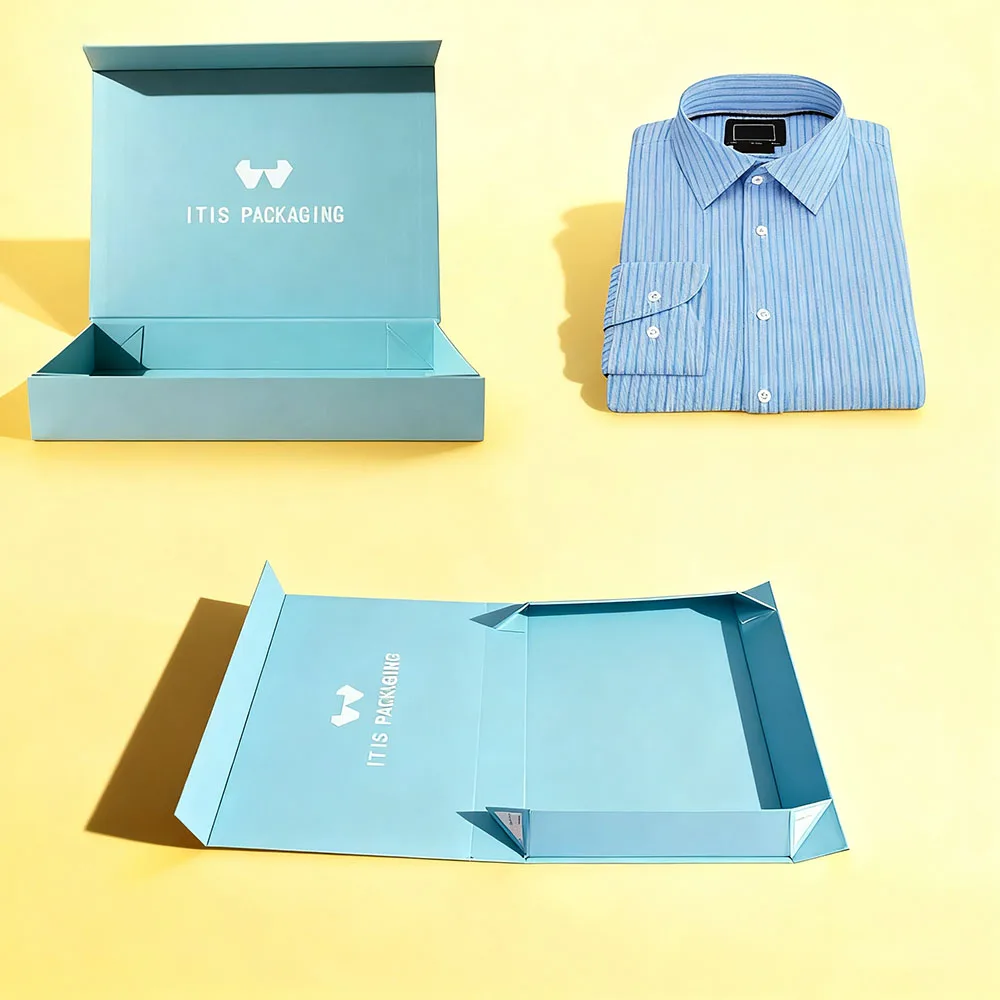 Luxury Socks Gift Box | Custom Grey Board Magnetic Foldable | Recycled Material with Sponge Protection & New Arrival