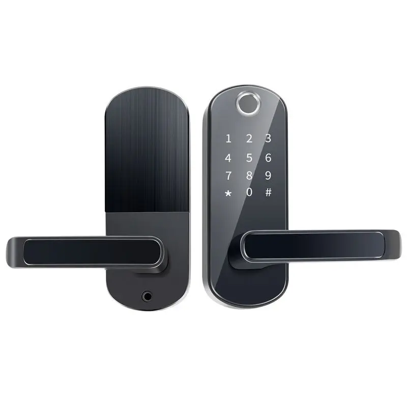 Smart Bluetooth Fingerprint Door Lock With TTLock App Touch Keypad Electronic Fingerprint Handle Cerradura Inteligente