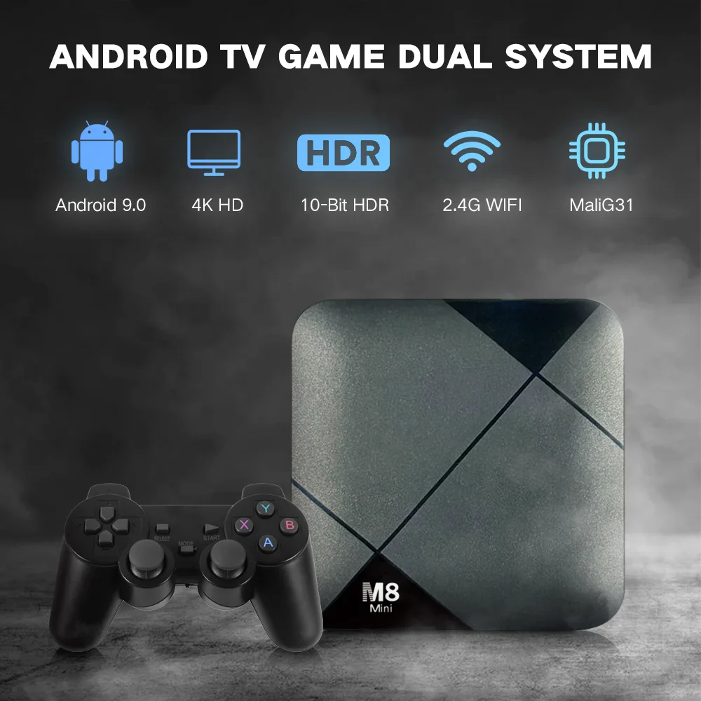 SUNDI Game Box 4k - Retro Classic Gaming Console Support