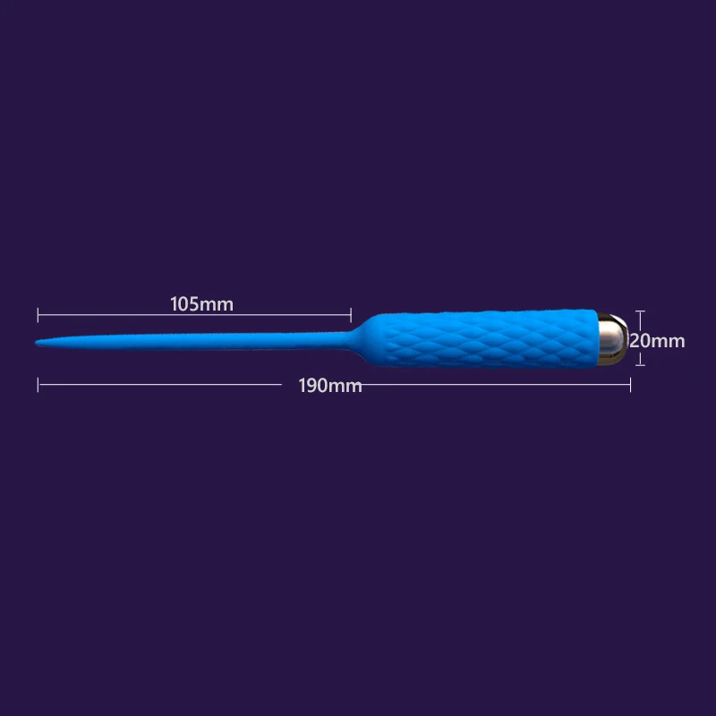 Silicone Urethral Dilators Penis Plug Insertion Urethral Plug Catheter Vibrator 7 Frequency Sex Toys for Men Adult Products