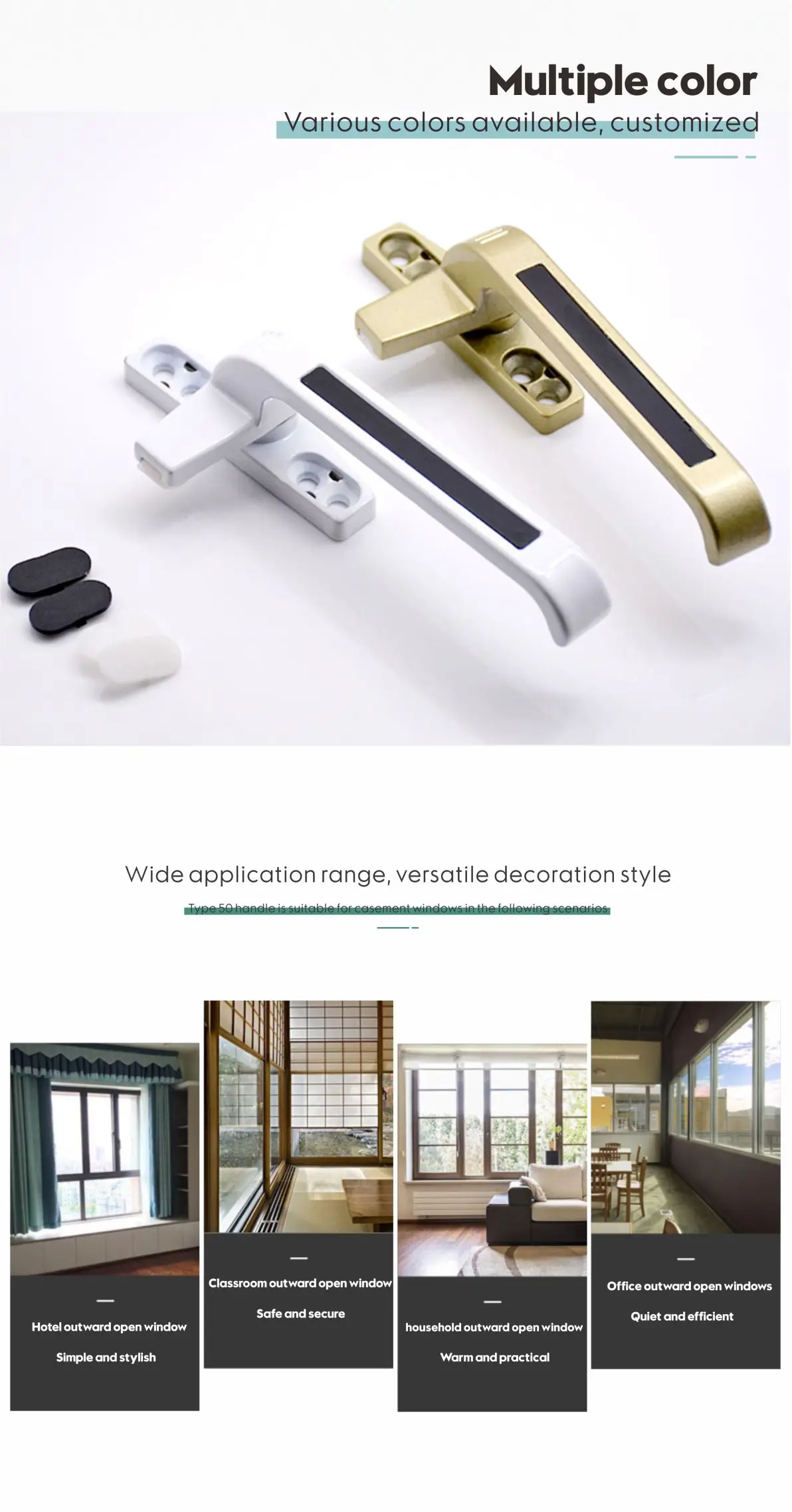 Window Handle for different kind of window crank hardware manufacture