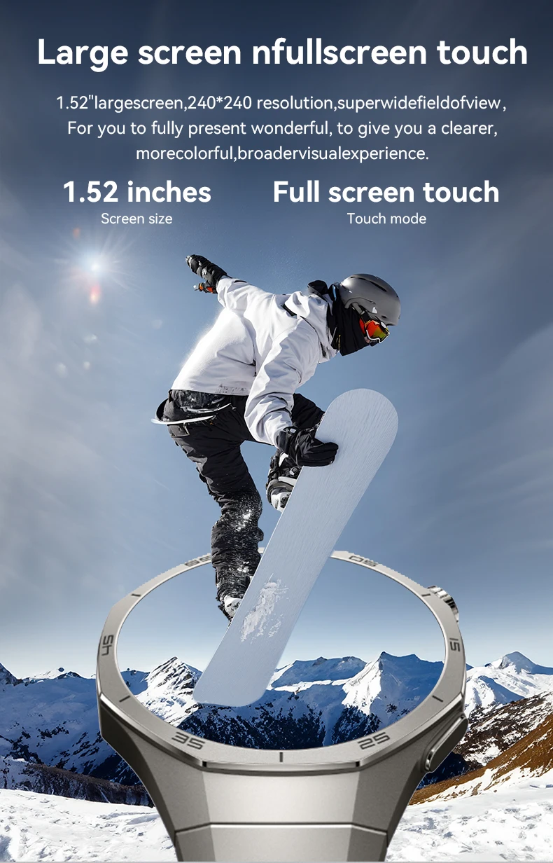 Watch 5 Pro GT5 PRO SmartWatch Men HD Screen BT Call NFC Ultra-low Latency Outdoor Compass Sport Fitness Bracelet Smart Watch