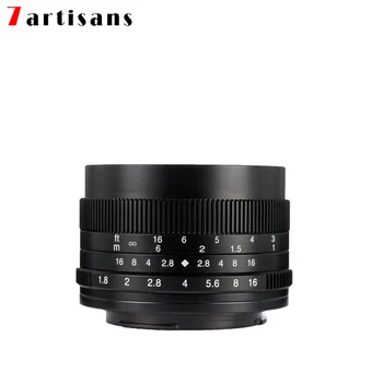 7artisans 7 artisans 50mm f1.8 Large Aperture Portrait MF Prime Lenses Fit For Canon EOS-M M50 M100/Sony E A7/Fuji FX/M4/3 mount detail image