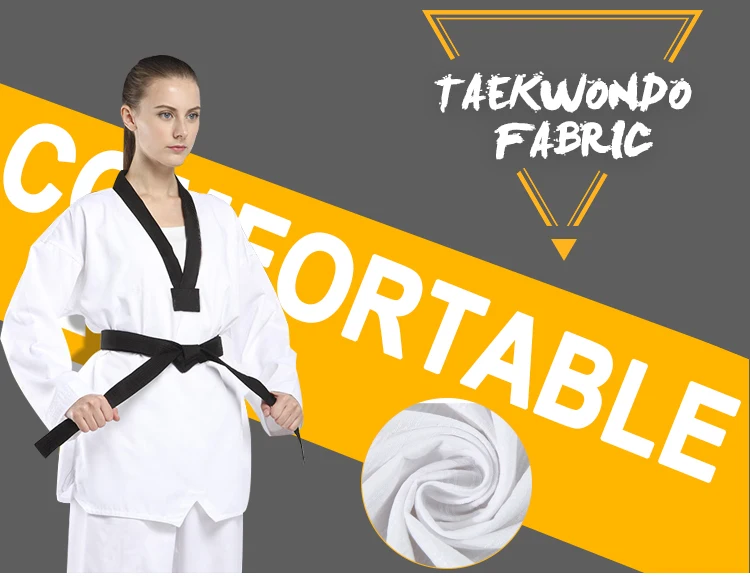 High Quality Woven Fabric White Pearl Weave Judo Gi Kimono Uniform