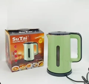 Electric Kettle 220V 1500W 1.8L Green Kettle for Kitchen Appliances