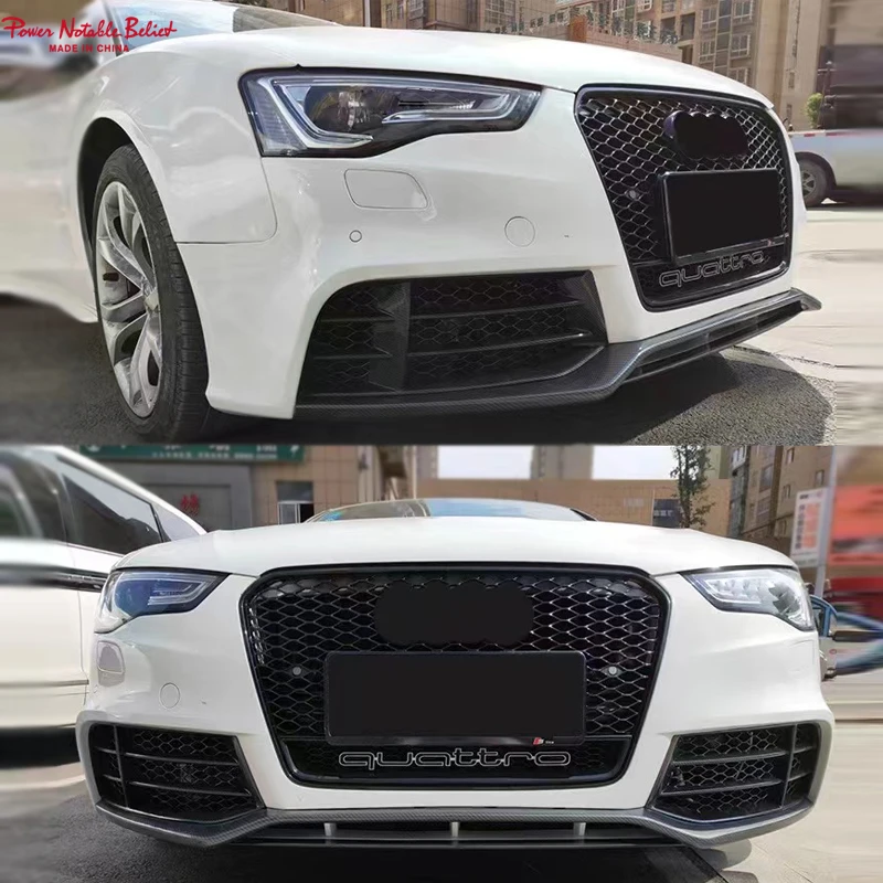 A5 S5B8.5アウディ用フロントバンパーグリルカーボディキットA5S5B8.5フェイスリフトRS5スタイルバンパーフロントリップ2012 2013  2014 2015 2016| Alibaba.com