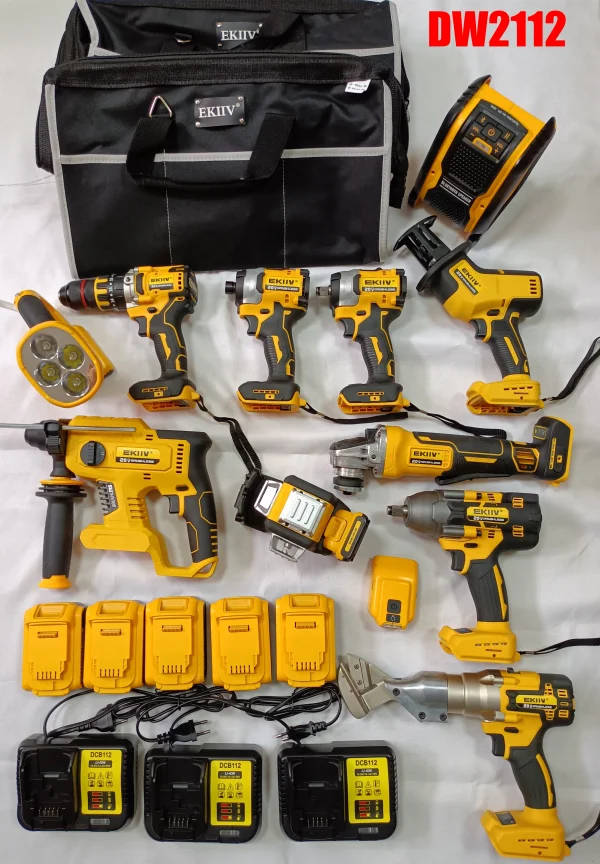 EKIIV High Accuracy 360 Self Leveling 4D Lazer Level Cross Line Laser Level Tool for Construction With Rechargeable Batteries