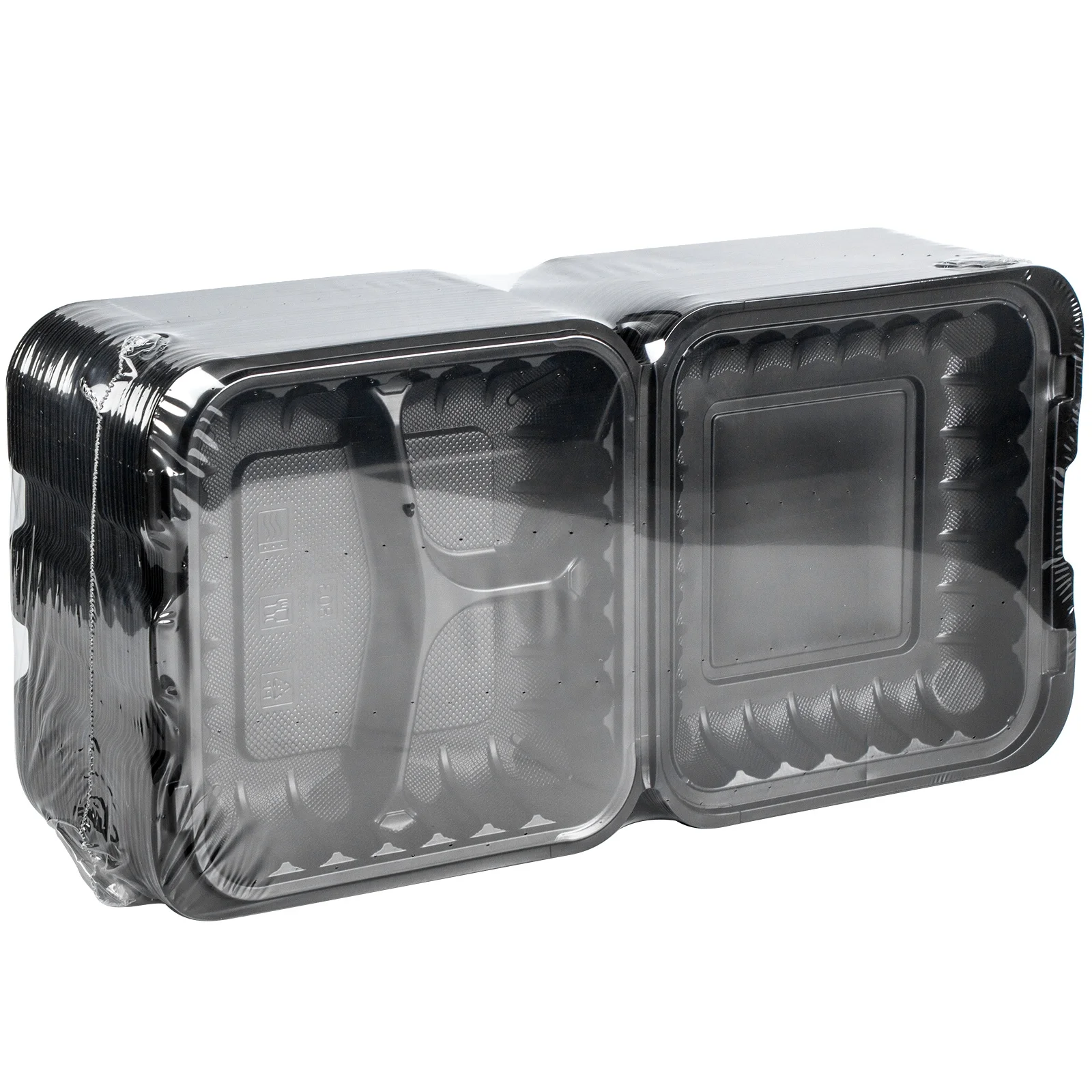 Plastic PP Hinged Lid Containers Black Rectangular Plastic Lunch Boxes Meal  Prep Disposable Plastic Takeout Food Containers Manufacturers, Suppliers  and Factory - Wholesale Products - Huizhou Yangrui Printing & Packaging  Co.,Ltd.