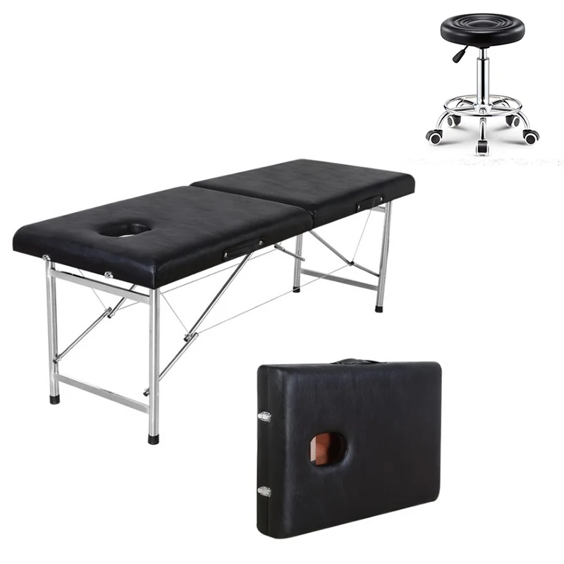 Simple massage table hydraulic facial beauty bed tattoo chairCheap barber  furniture styling chair shampoo station salon  Massage table Chair  style Chair price