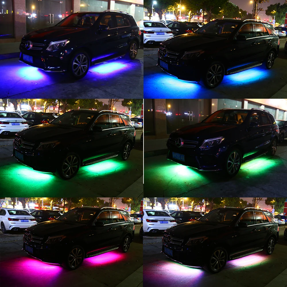 Car Auto Part Underglow Lights Led Strip 12v Phone App Control Remote  Control Neon Lamp Rgb Chassis Light - Buy App Control Rgb Car Led Strip  Light,Led Strip 12v,Rgb Chassis Light Product