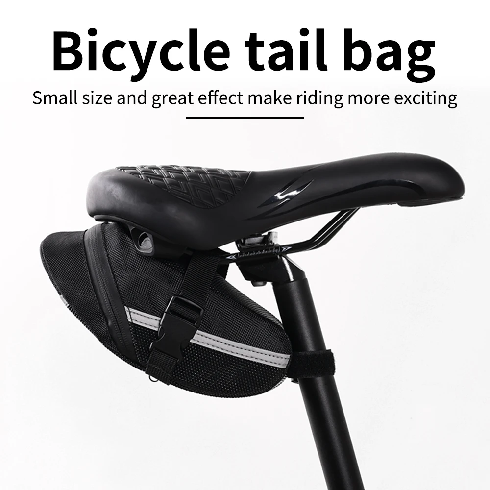 MTB Bike canvas portable bag outdoor waterproof large capacity b-soul bicycle saddle bag