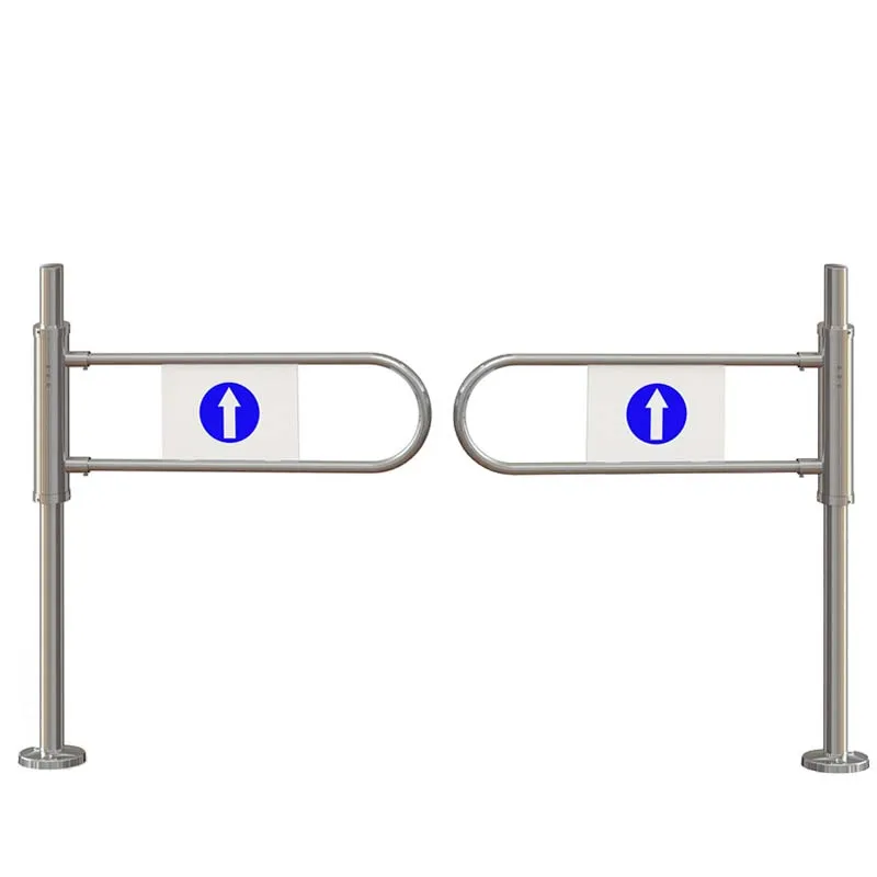 Porta Girevole A Molla In Acciaio Inox - Per Ingressi Unidirezionali Supermercati, Magazzini