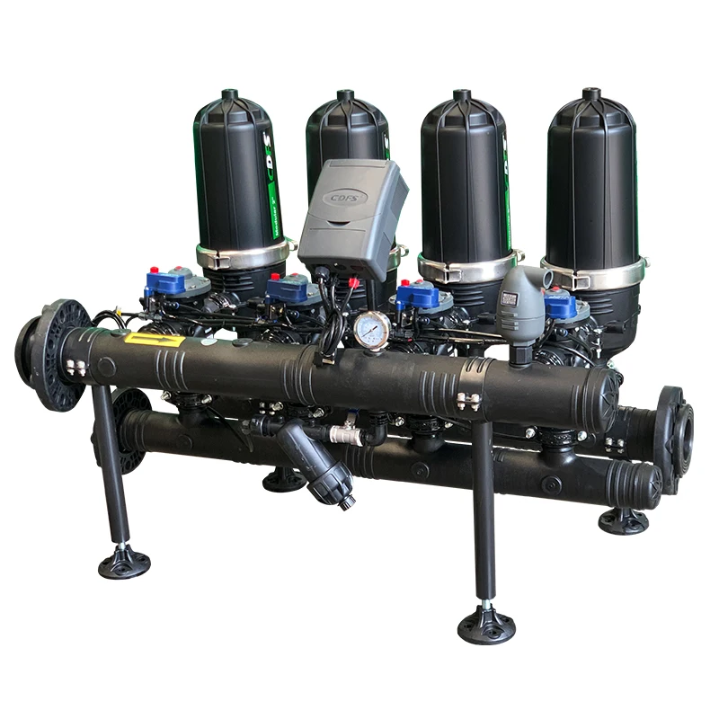 Automatic Backflushing Disk Filter Drip Irrigation Waste Treatment Machinery