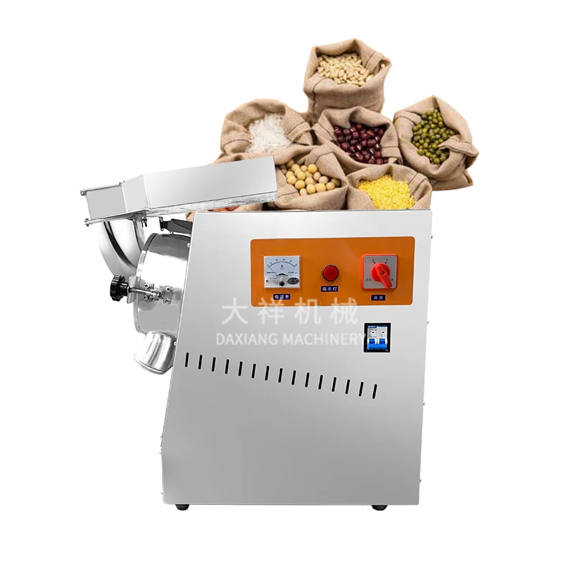 DX-20 CE Certificated White Rice Mill Pulverizer Spice Powder Crusher Chili Milling Pepper Grinding Machine